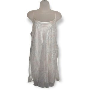 Valerie Stevens Pastel Paisley Vintage 90s Nightgown sz L